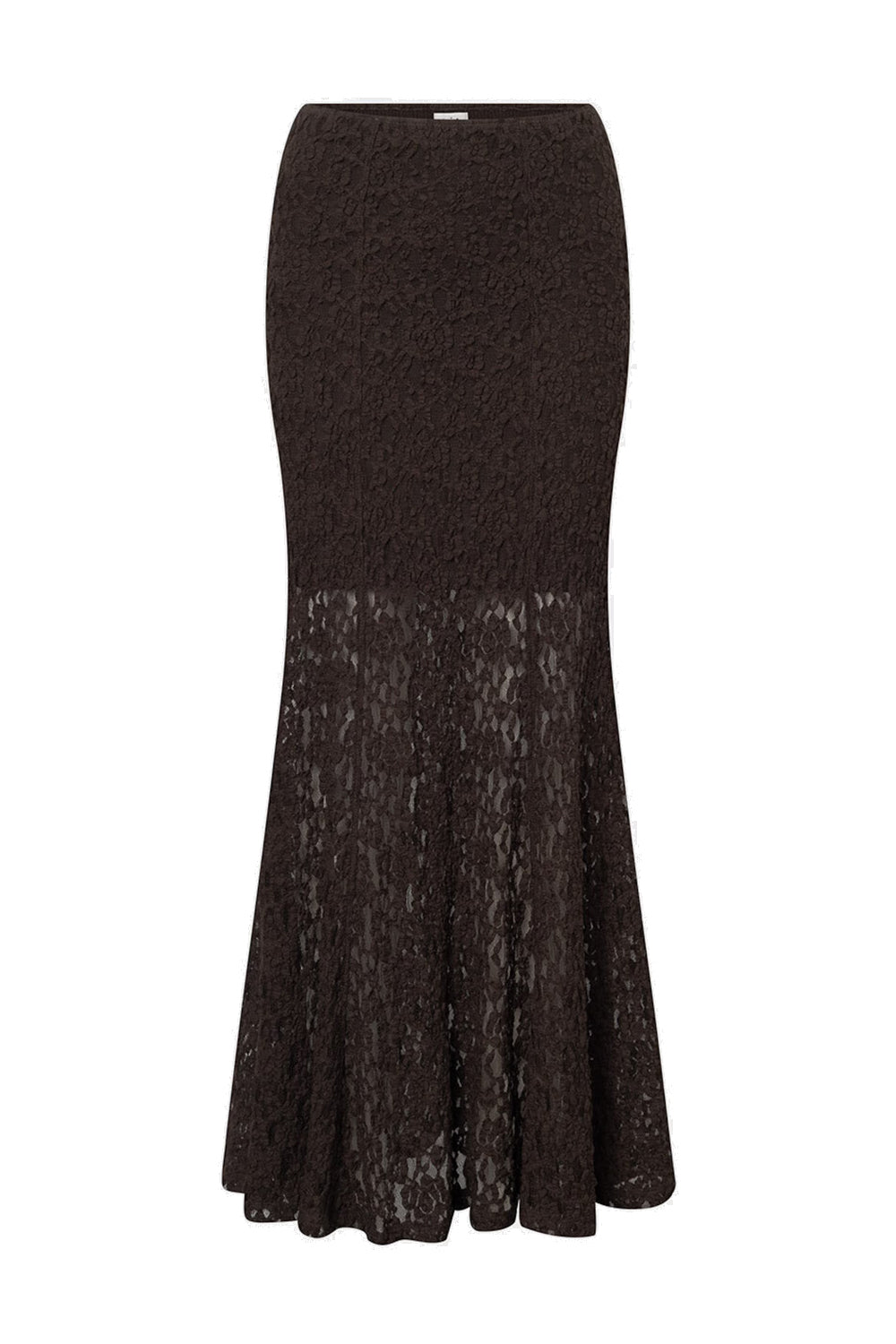 Akasha Lace Skirt Mocha Brown
