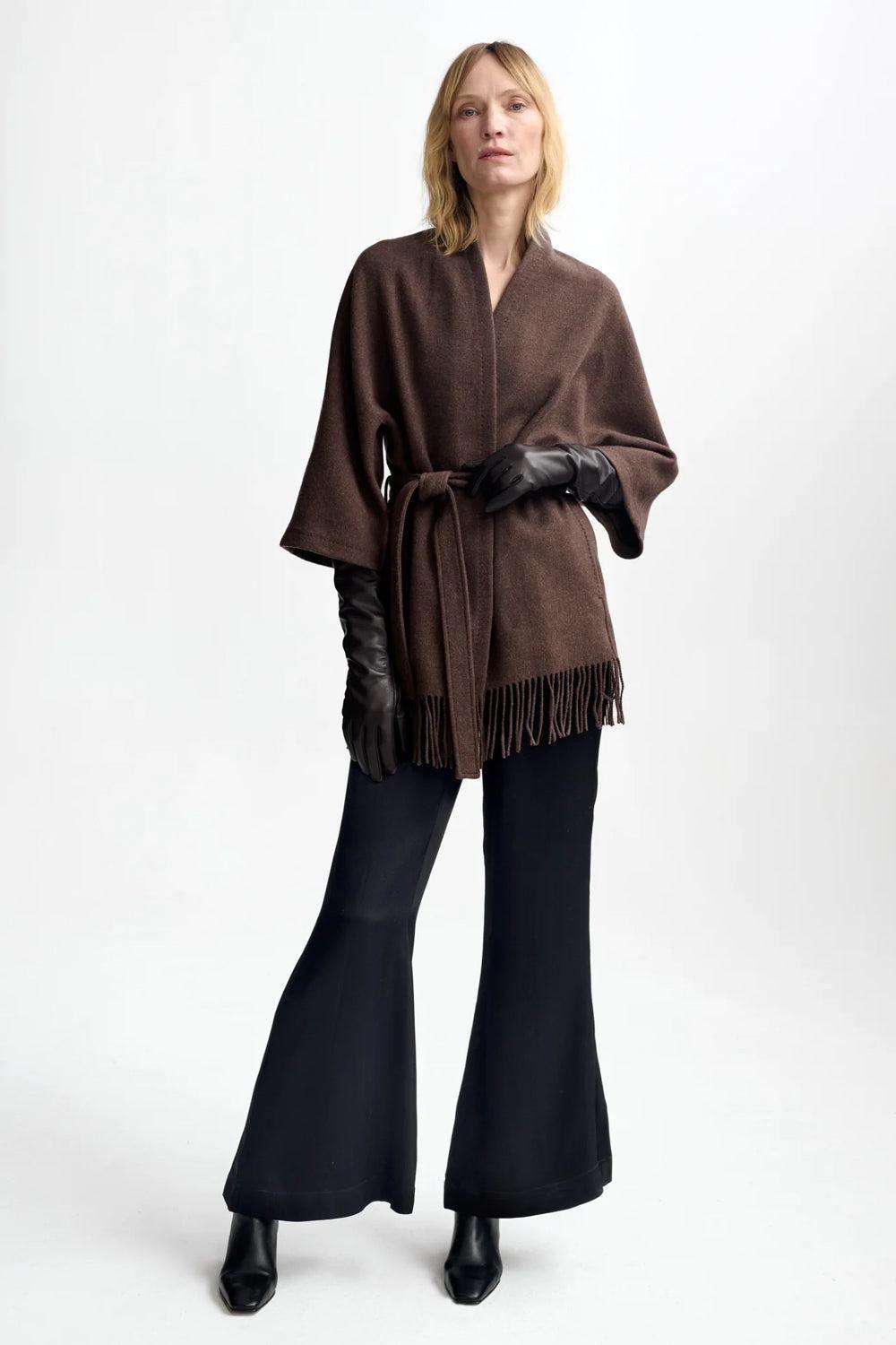 Akila Lambswool Jacket Brown