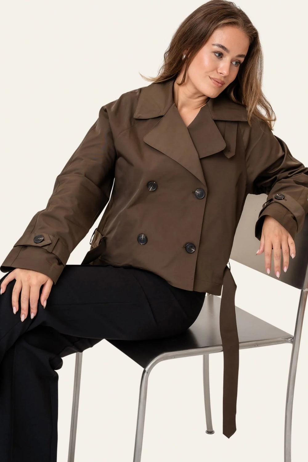 AlmaIc Trenchcoat Dark Brown
