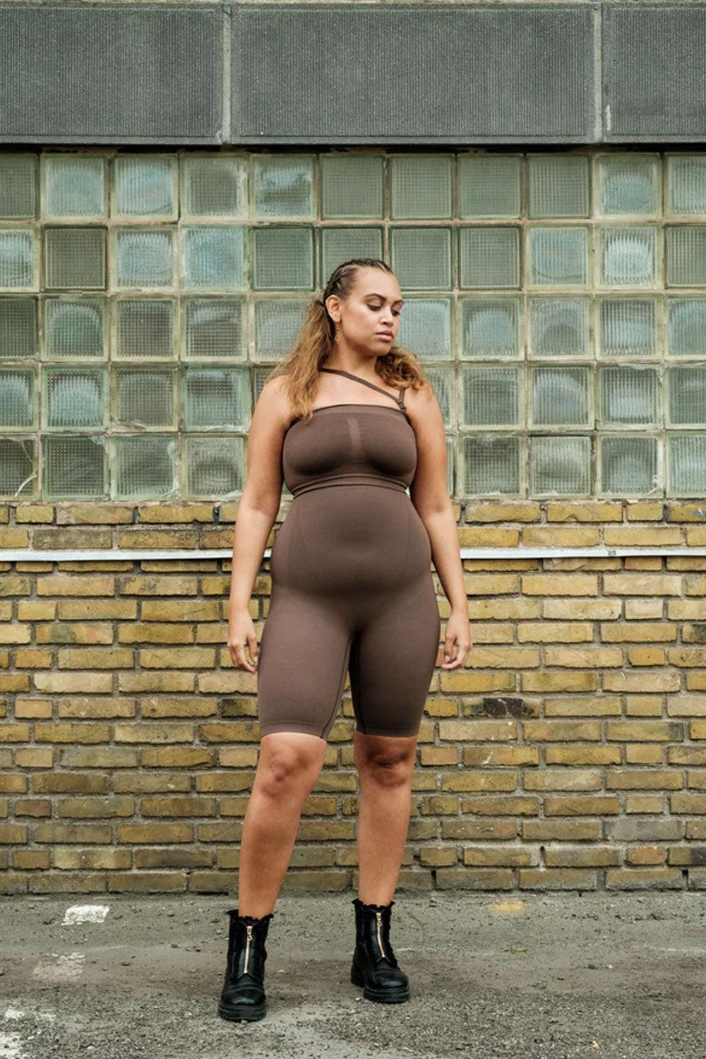 Alturra Highwaist Shaping Shorts Chocolate