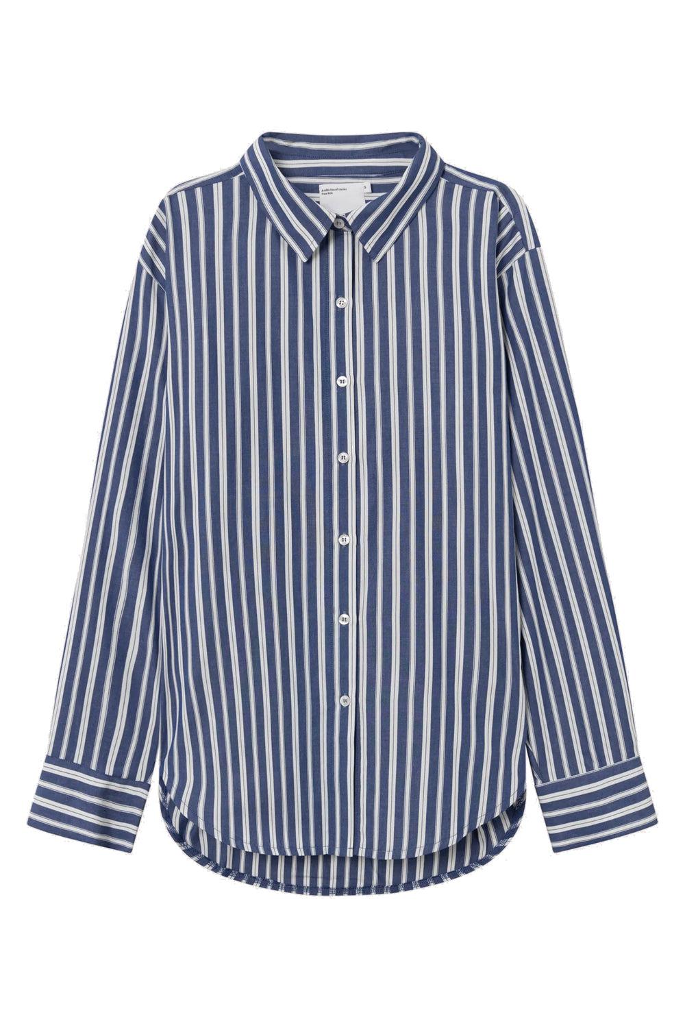 Alvi Oversized Shirt Blue Stripe