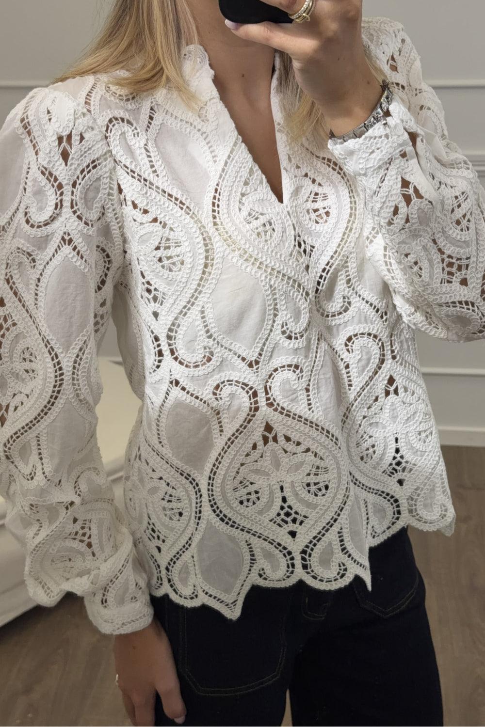 Amelia Blouse White