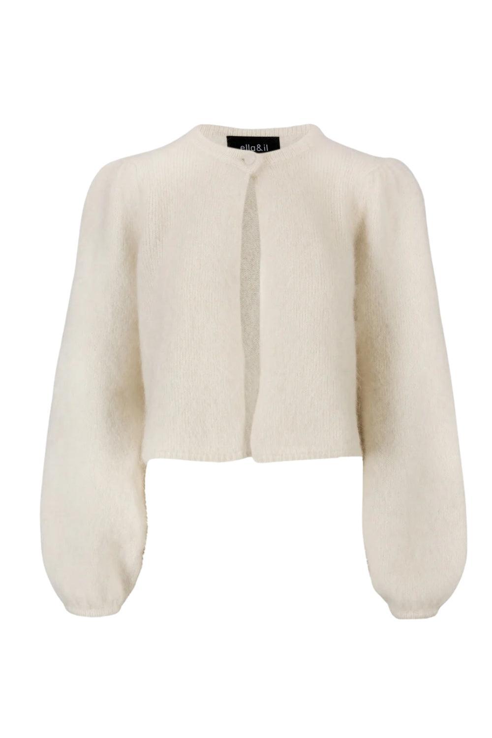 Amelia Chunky Cardigan Bright White