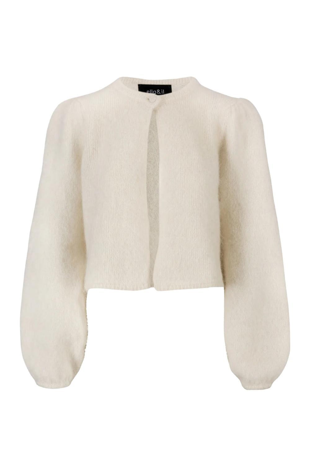 Amelia Chunky Cardigan Bright White