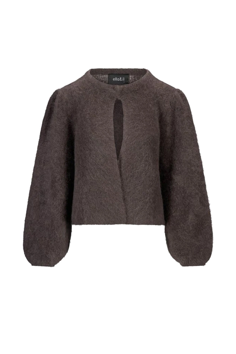 Amelia Chunky Cardigan Dark Brown