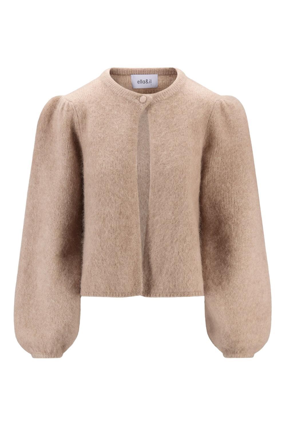 Amelia Chunky Cardigan Hazel Beige