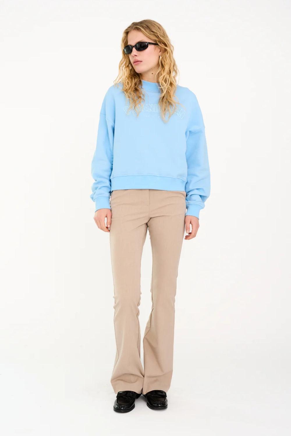 Andrea Flare Pant Beige 32"