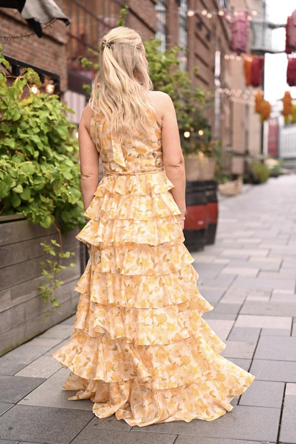 Angel Maxi Dress halterneck Sunlit