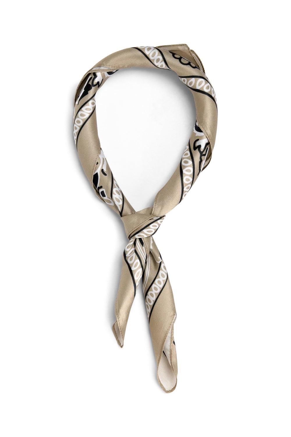 Angeliki Silk Scarf Sand