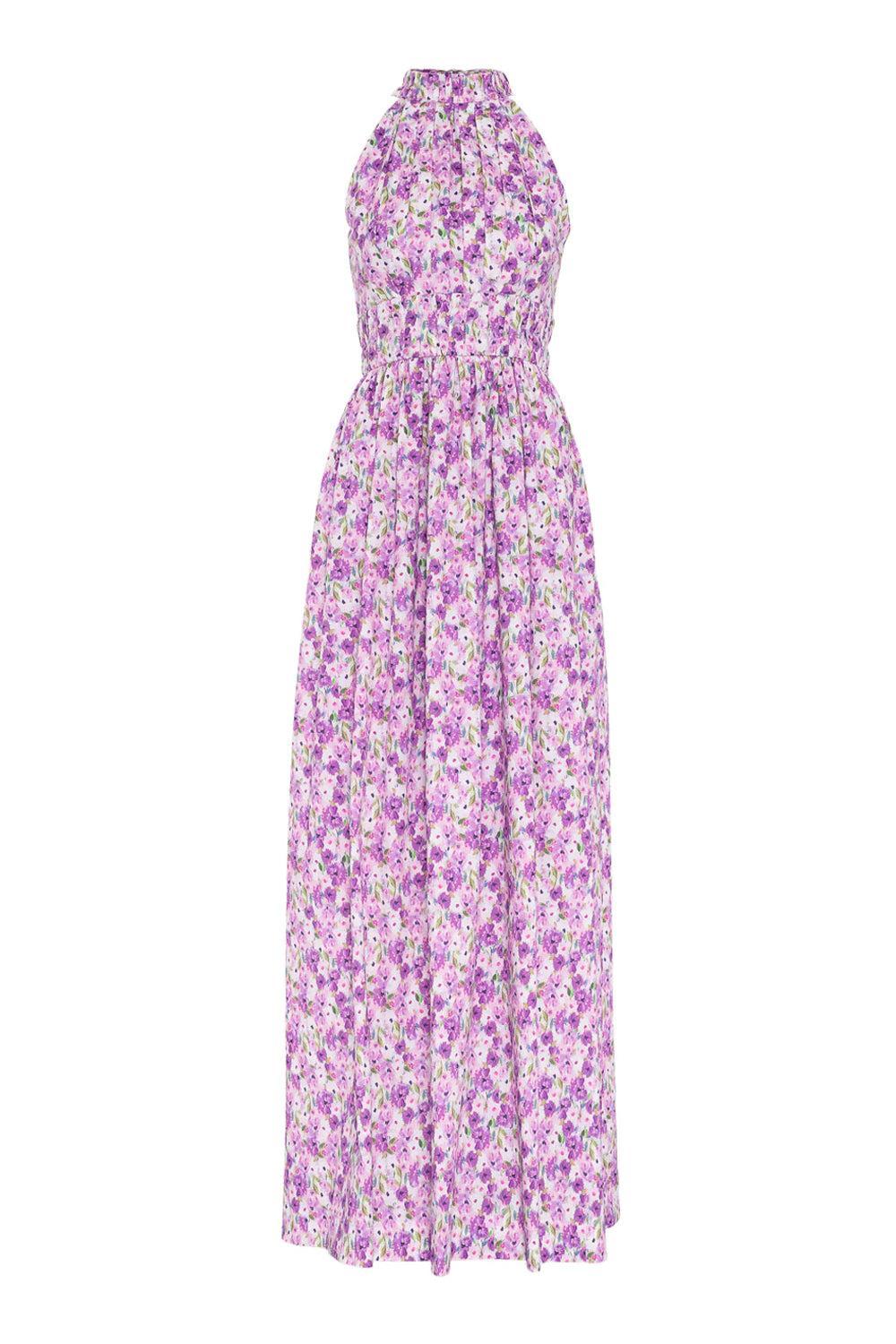 Angelina Maxi Dress Moon Flower