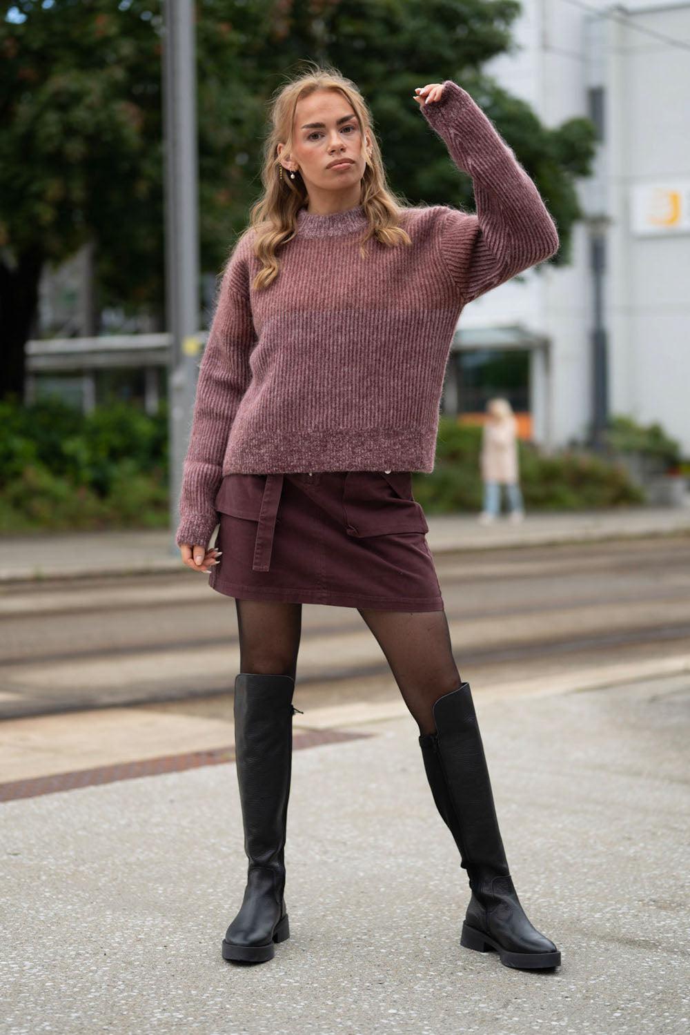 Anja Knit Sweater Pink Mix