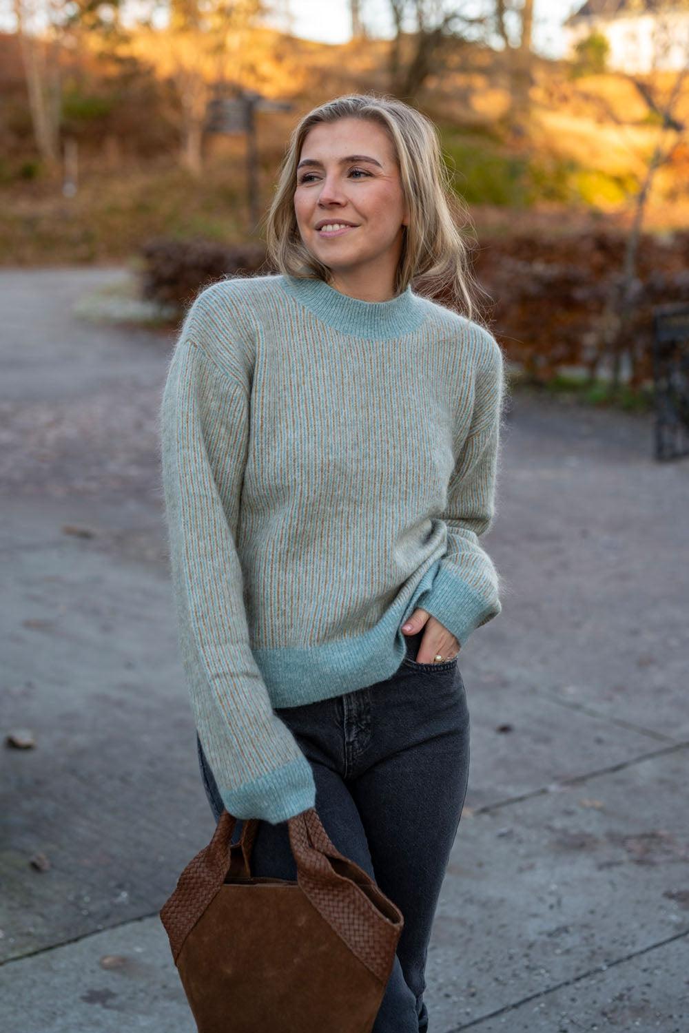 Anja Stripe Sweater Blue Stripe