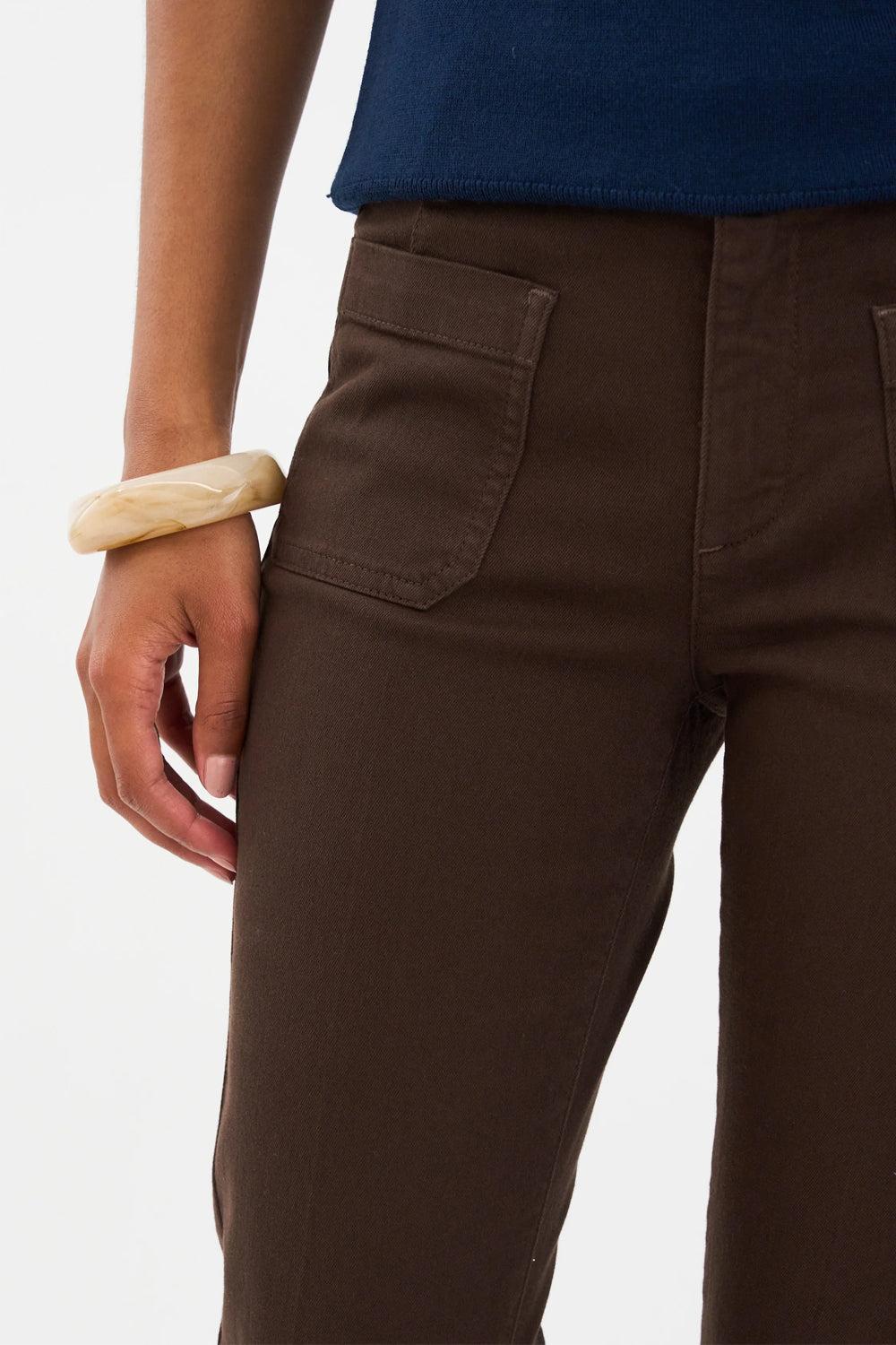 Ann Charlotte Jeans Wash Sava Espresso Brown 30"