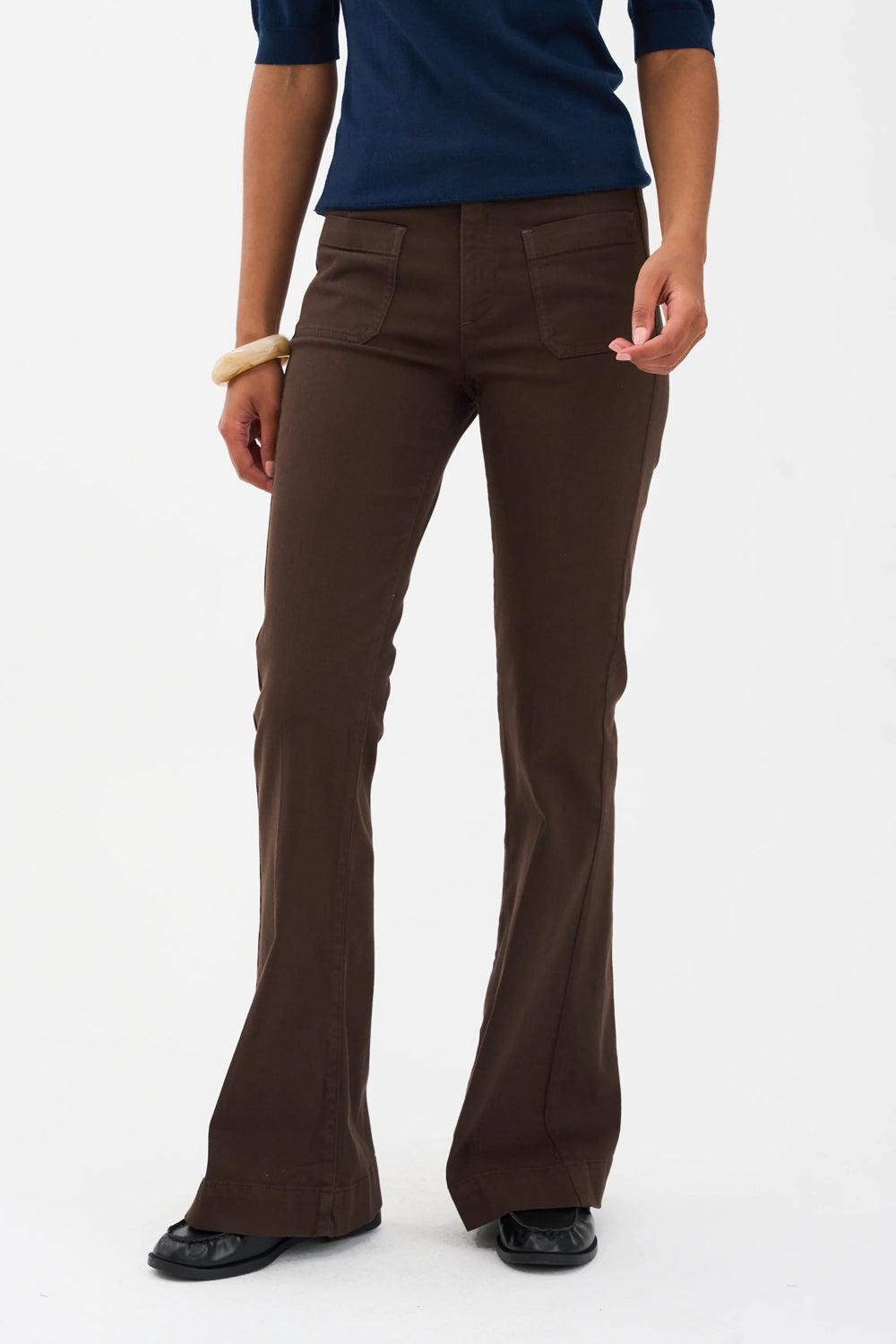 Ann Charlotte Jeans Wash Sava Espresso Brown 32"