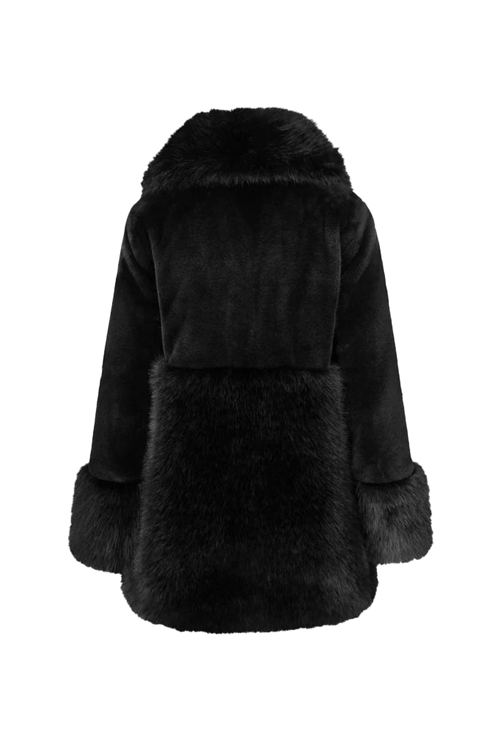 Anna Fake Fur Jacket Black