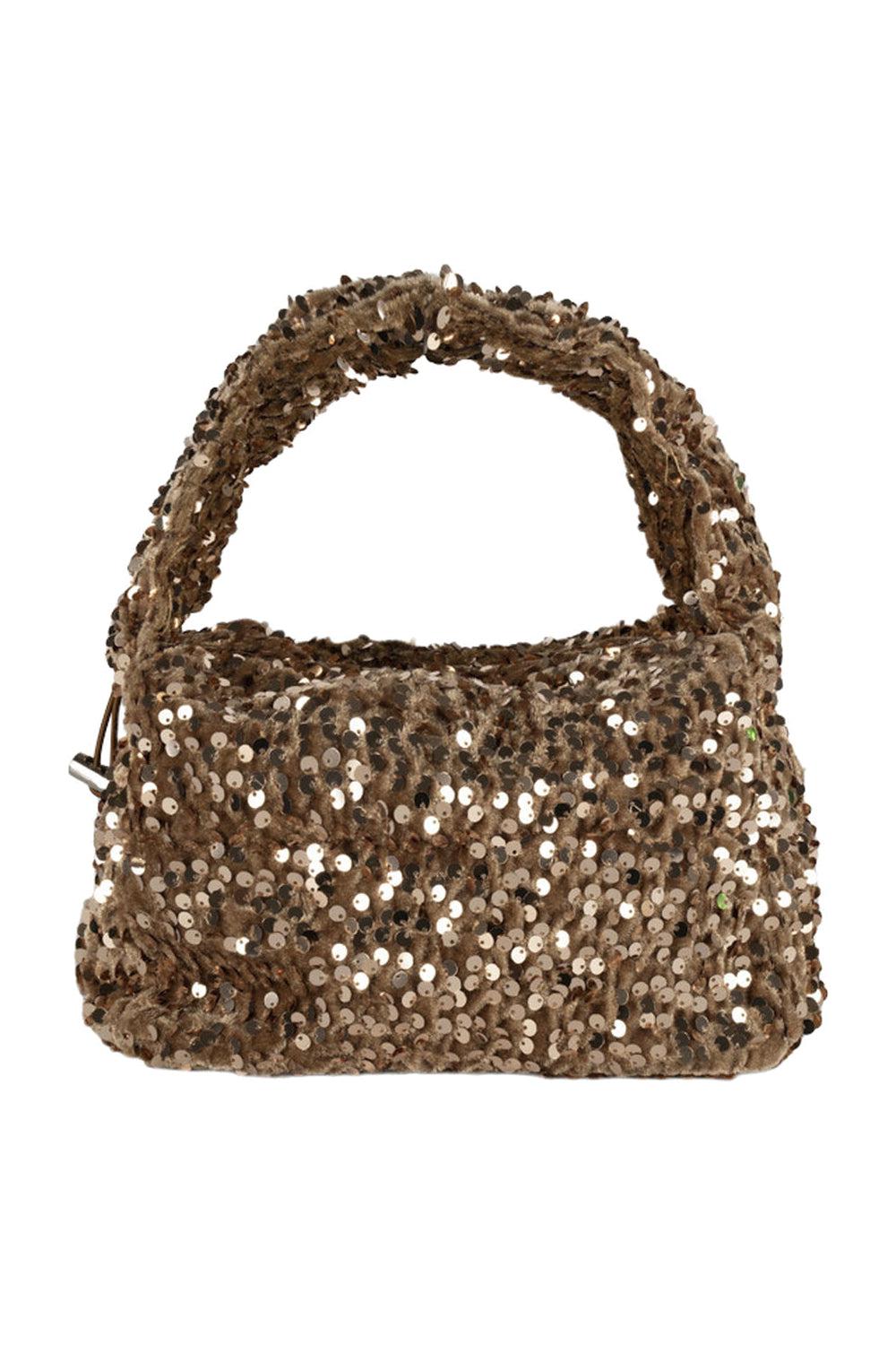 Anne Sequins Bag Beige