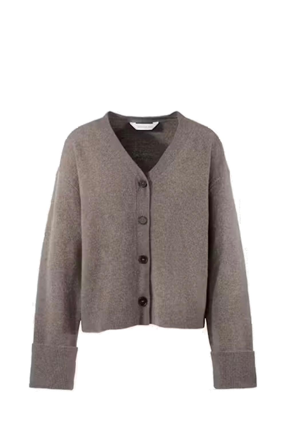 Aria Knit Cardigan Dark Taupe