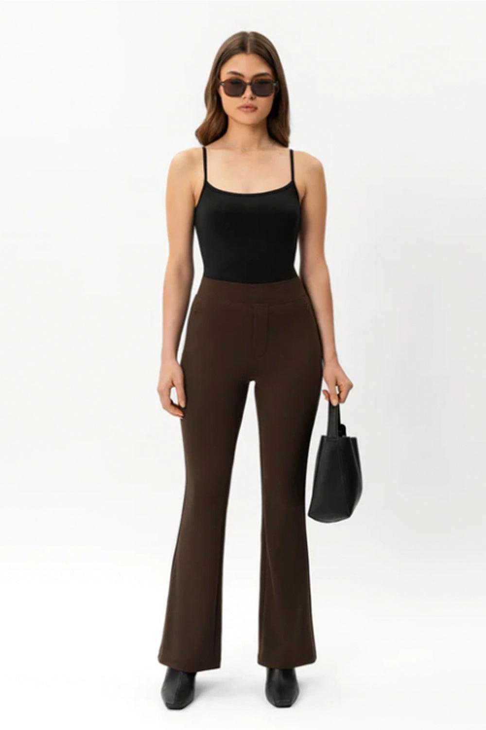 Asana Bootcut Pant Dark Brown 30"