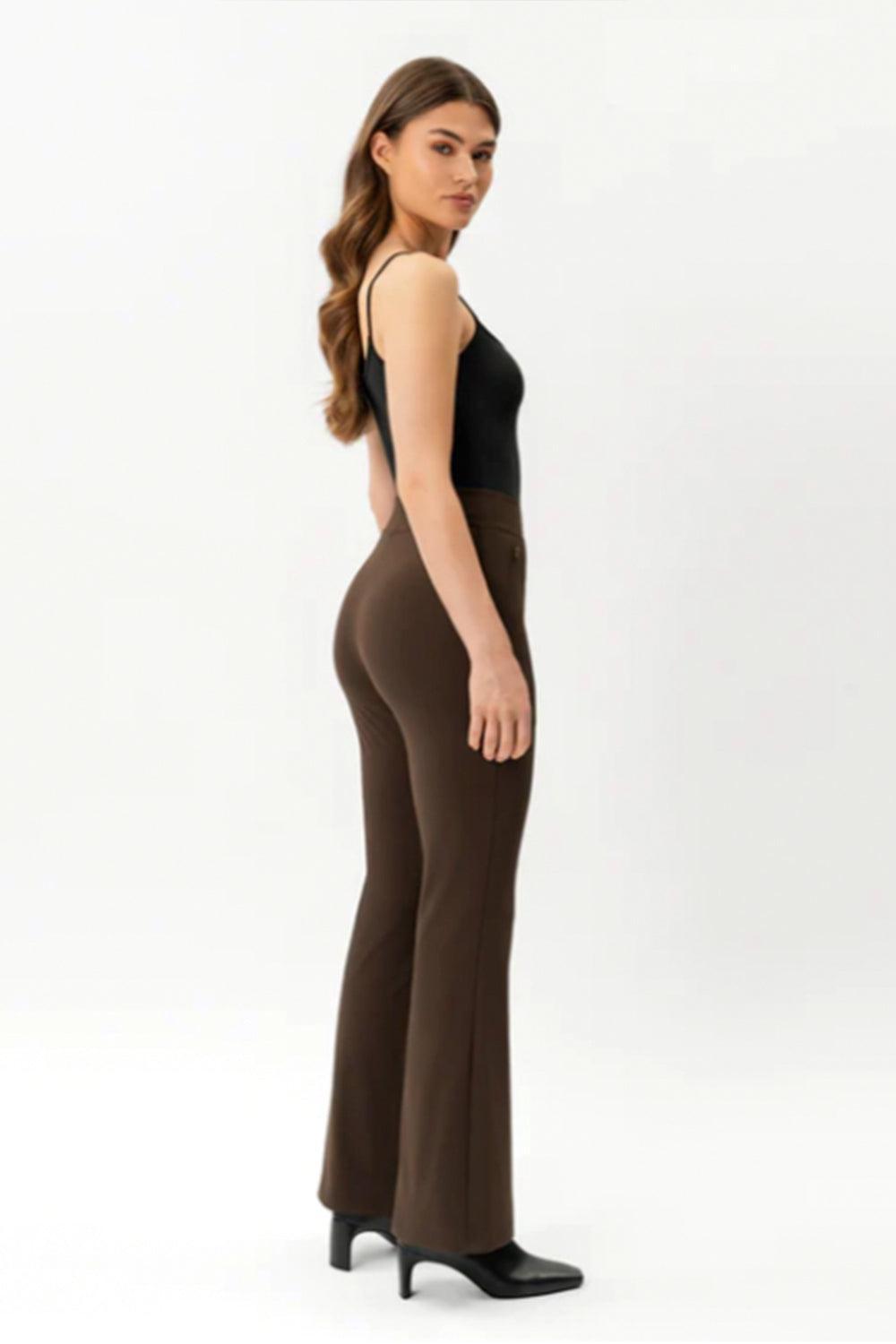 Asana Bootcut Pant Dark Brown 32"