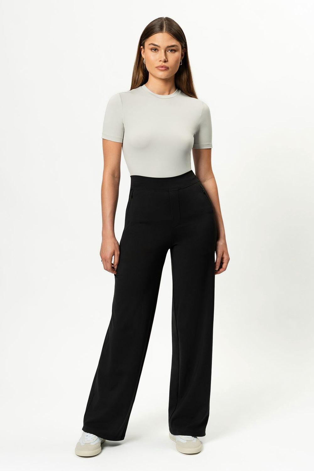 Asana Relaxed Straight Pant Black 30"