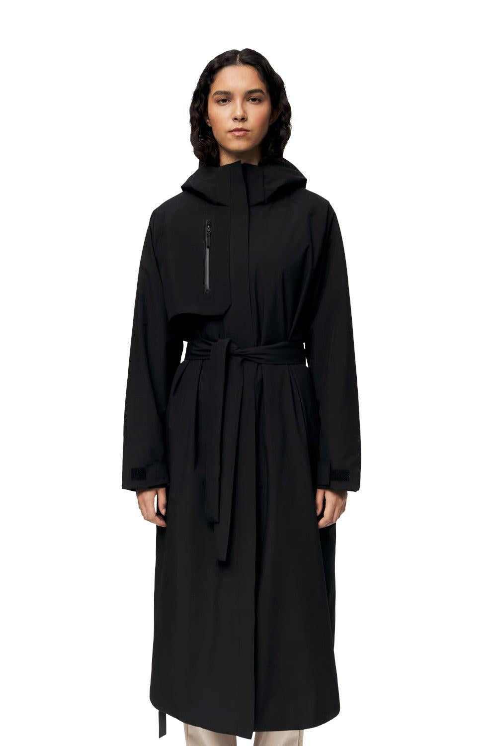 Åse Insulated coat Black