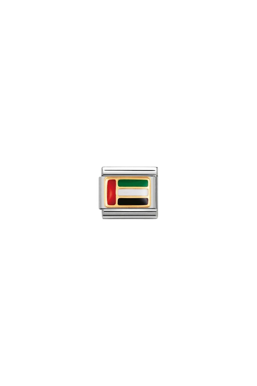 Asia Flag 18k Gold & enamel United Arab Emirates