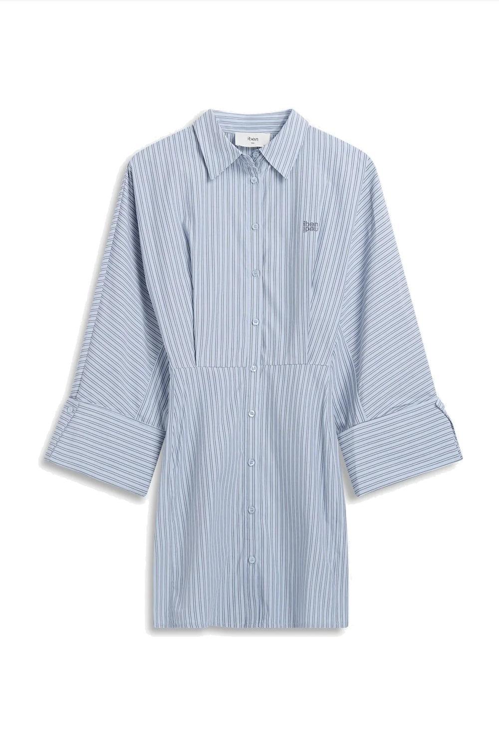 Atari Dress Sky Stripe