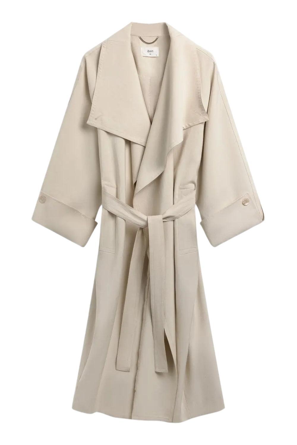 Atari Oversized Trenchcoat Dove White
