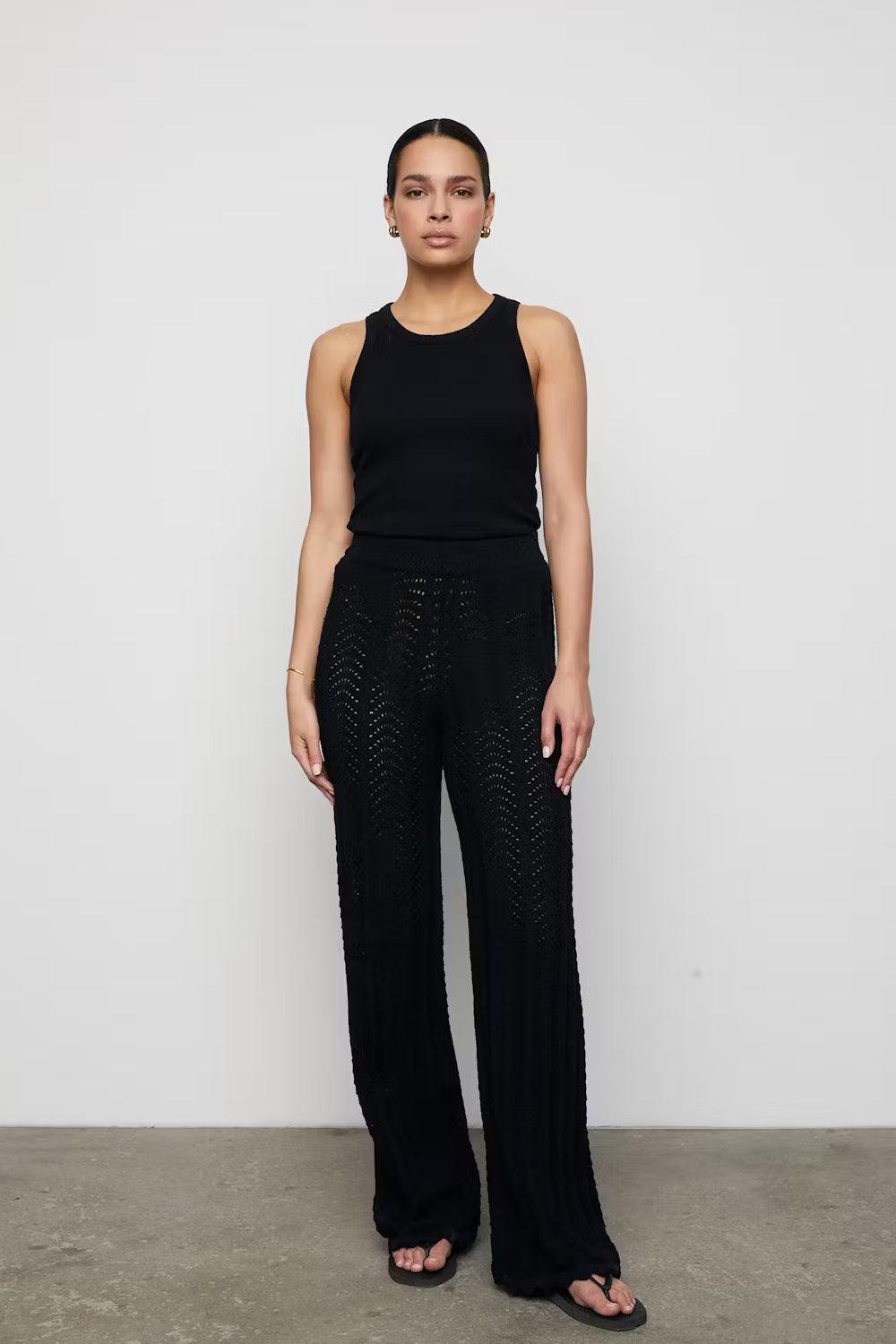 Atticus Trouser Black