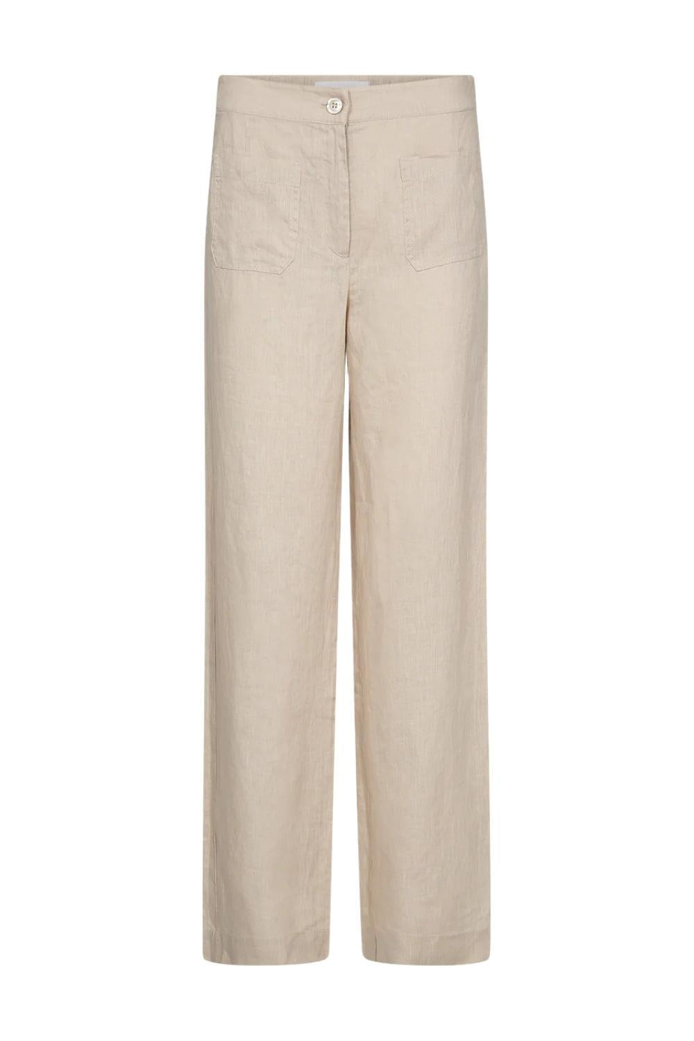 Augusta 70`s Linen Pant Stone Beige