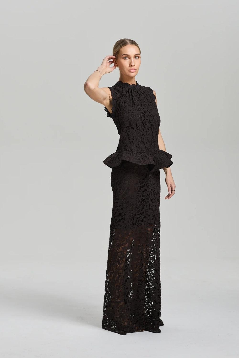 Beatrice Lace Top Chocolate Torte