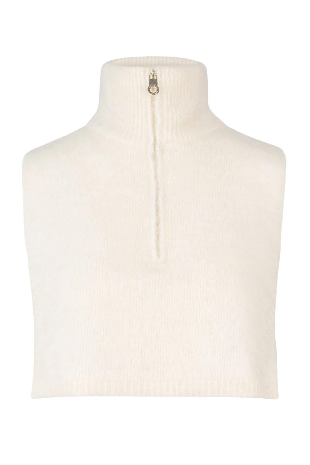 Belinda Chunky High Neck Bright White