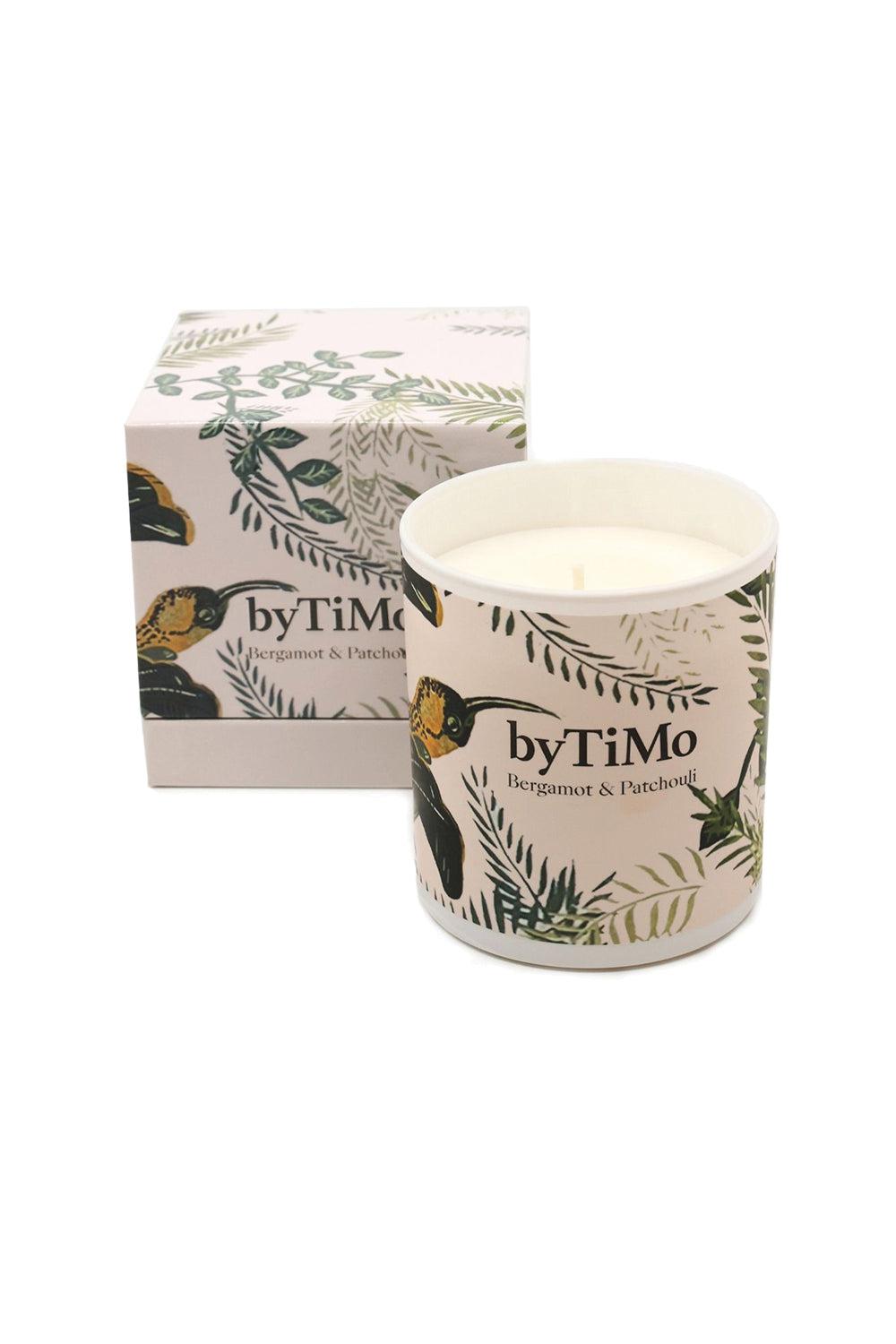 Bergamot & Patchouli Scented Candle