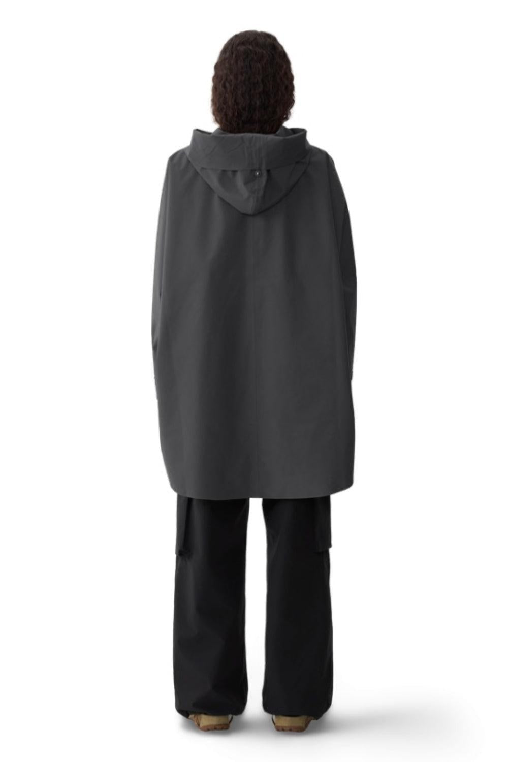 Bergen Poncho Dark Cloud