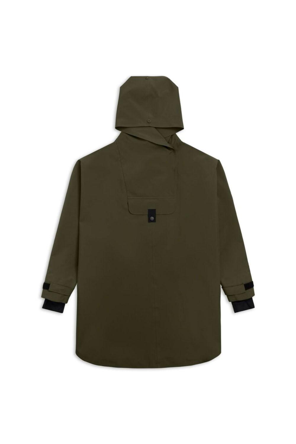 Bergen Poncho Dusty Green