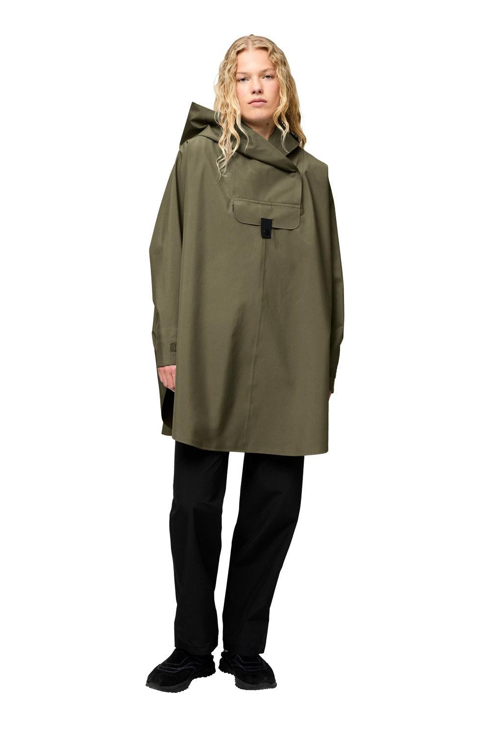 Bergen Poncho Grape Leaf