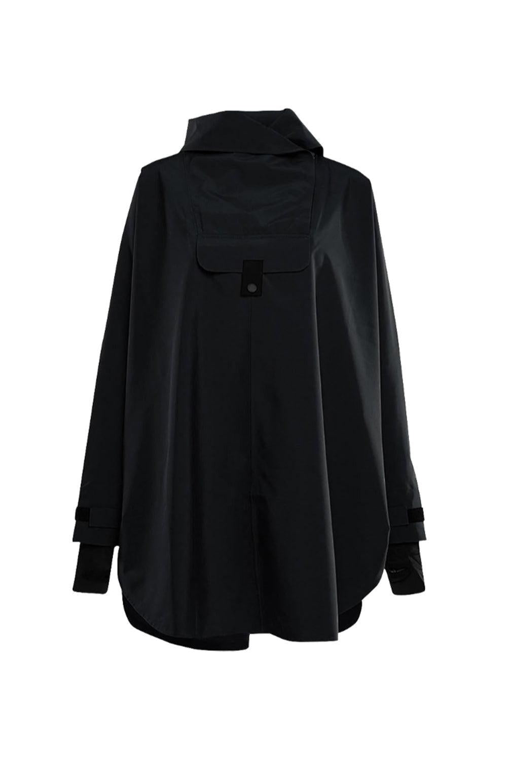 Bergen Poncho black