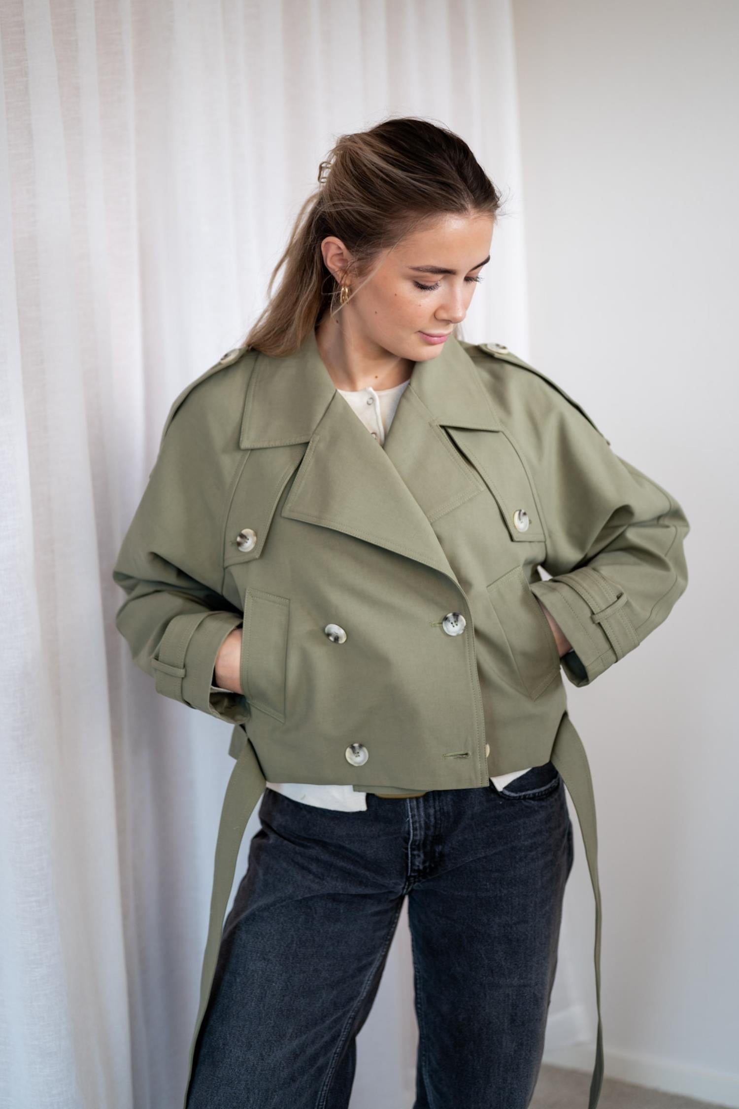 Bobby Canvas Jacket Dusty Green