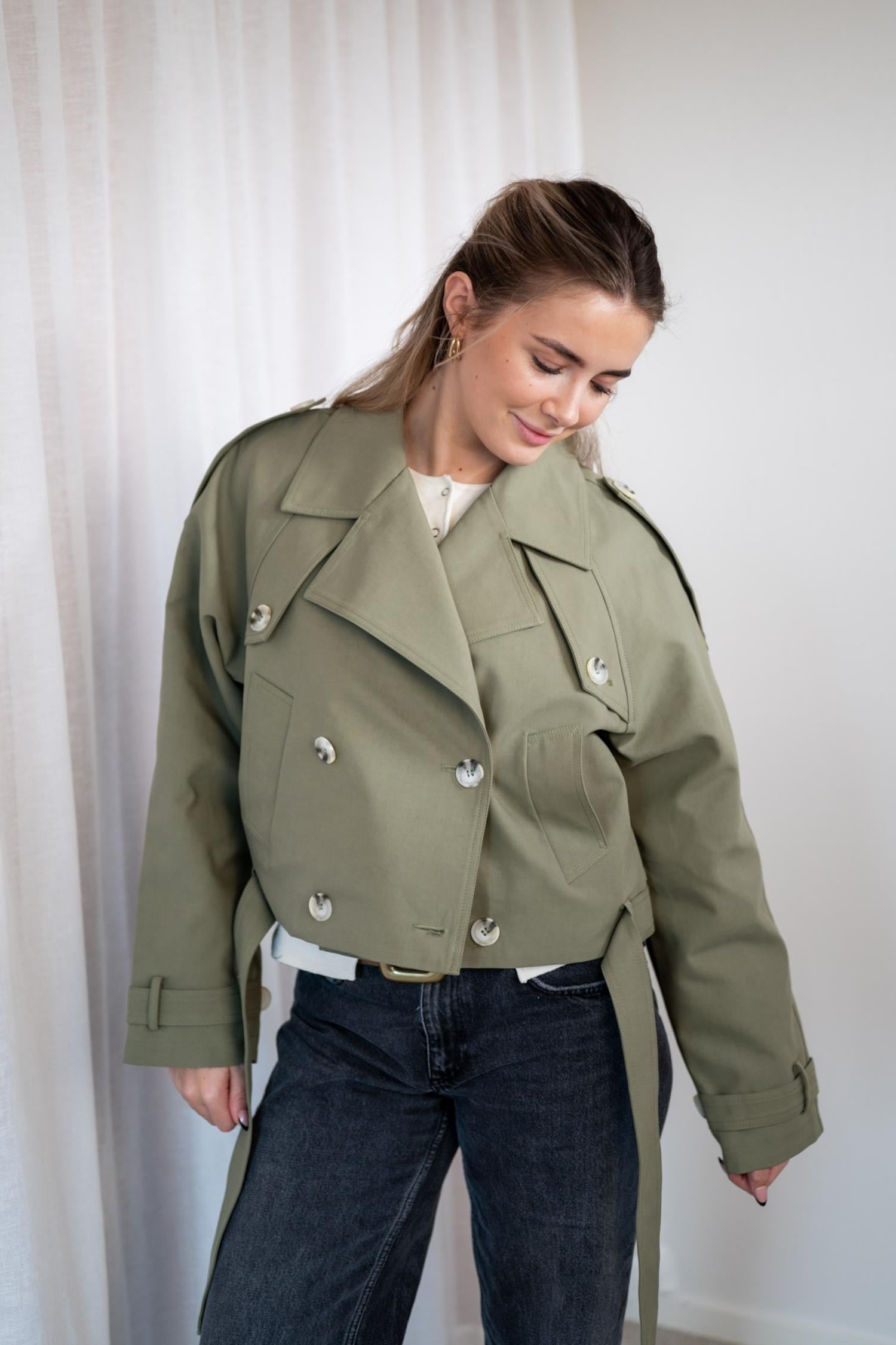 Bobby Canvas Jacket Dusty Green