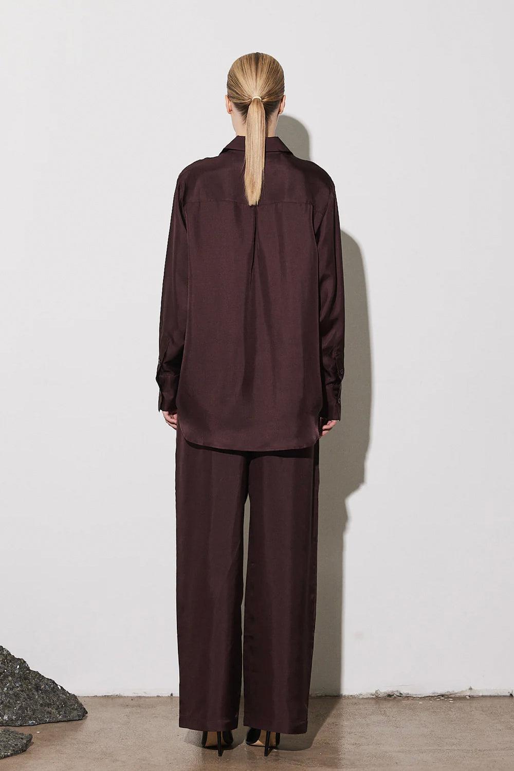 Braga shirt Aubergine