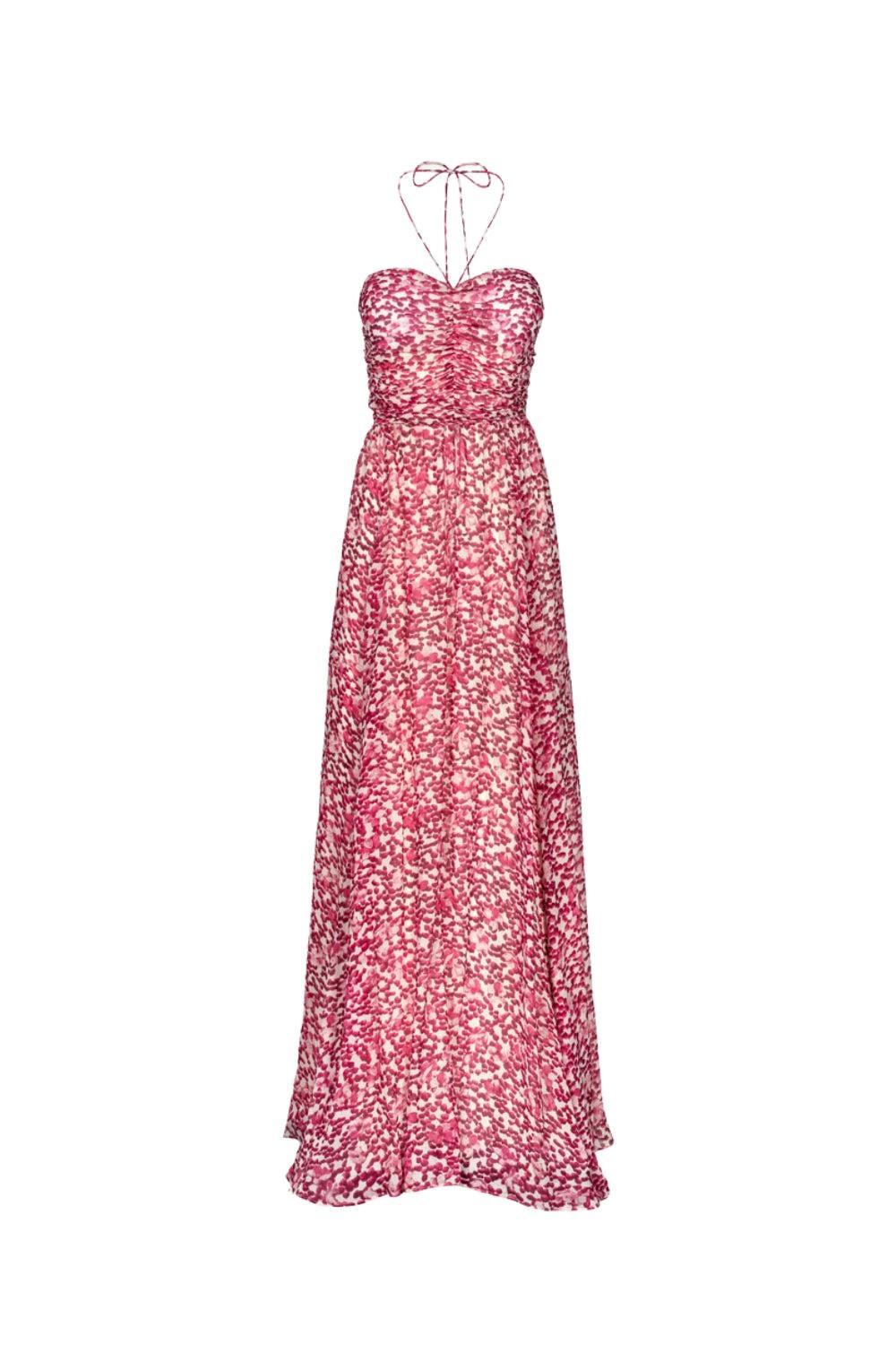 Bree Dress Berry Viola Print