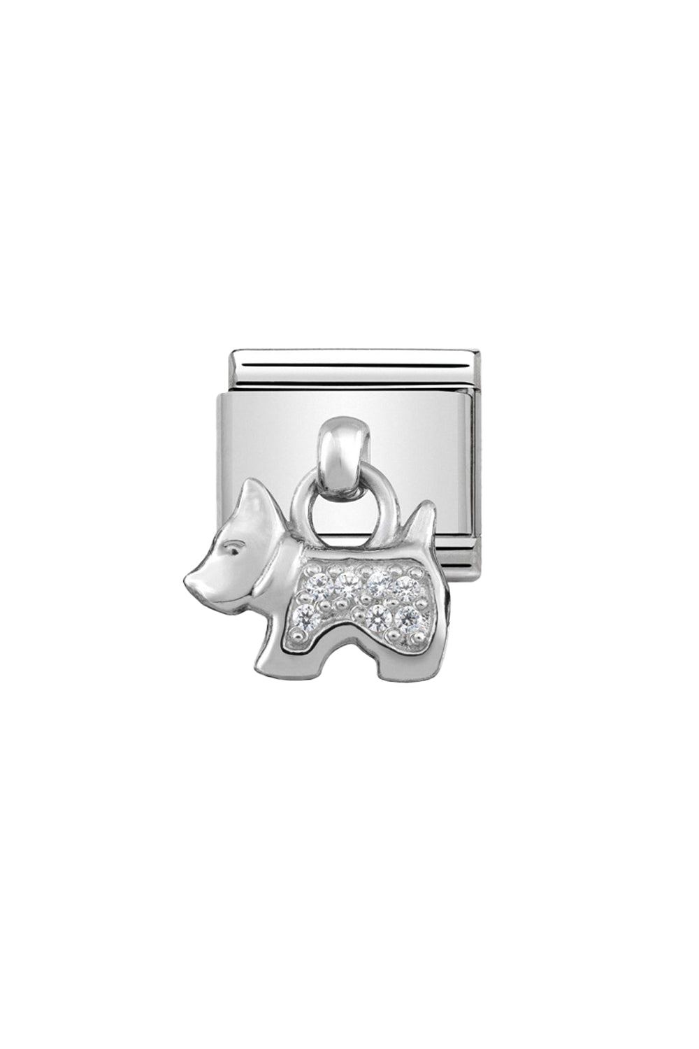 CHARMS 925 Sterling Silver Dog Face Pendant