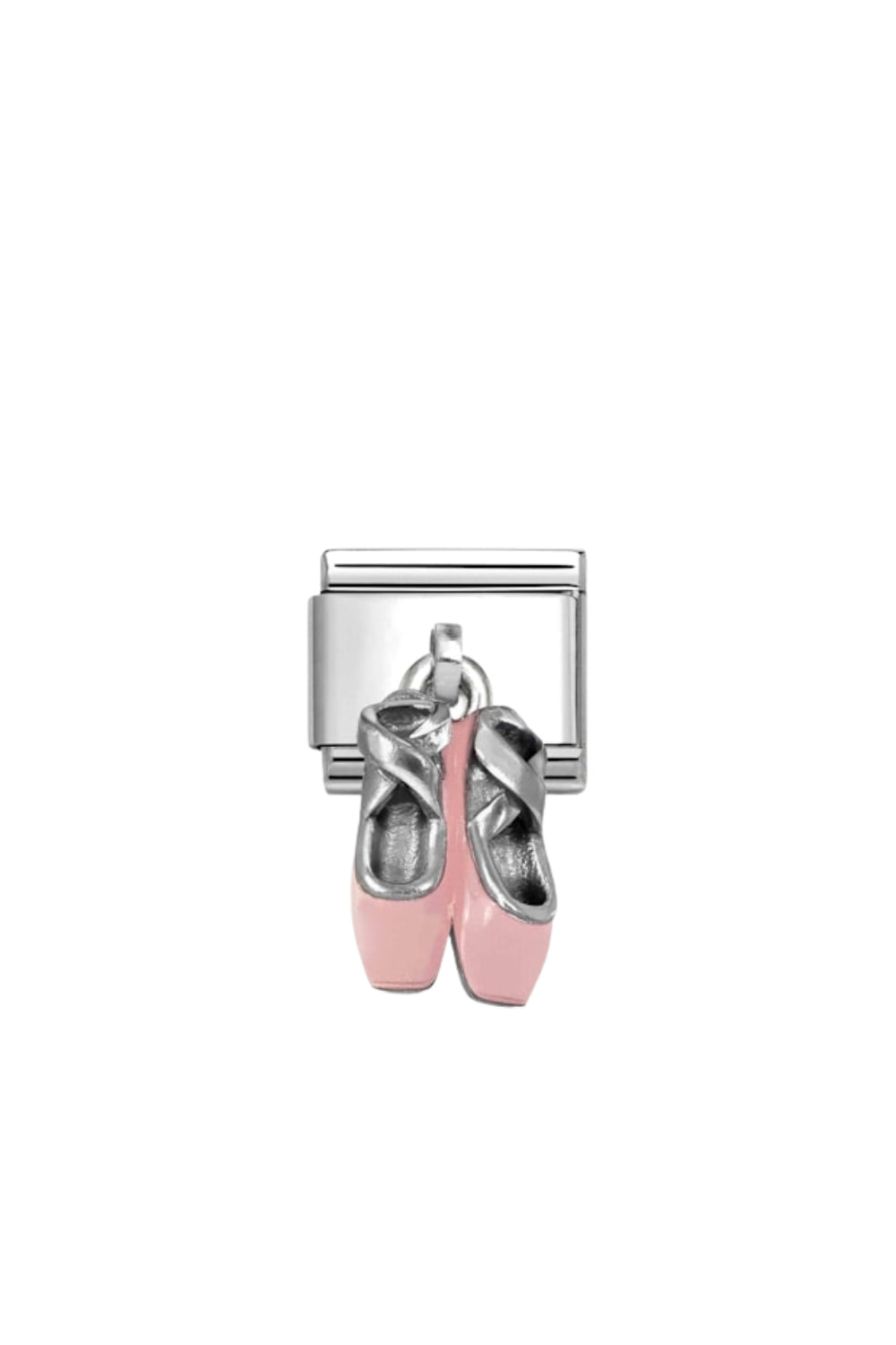 CHARMS 925 Sterling Silver and Enamel Pink Ballet Shoes