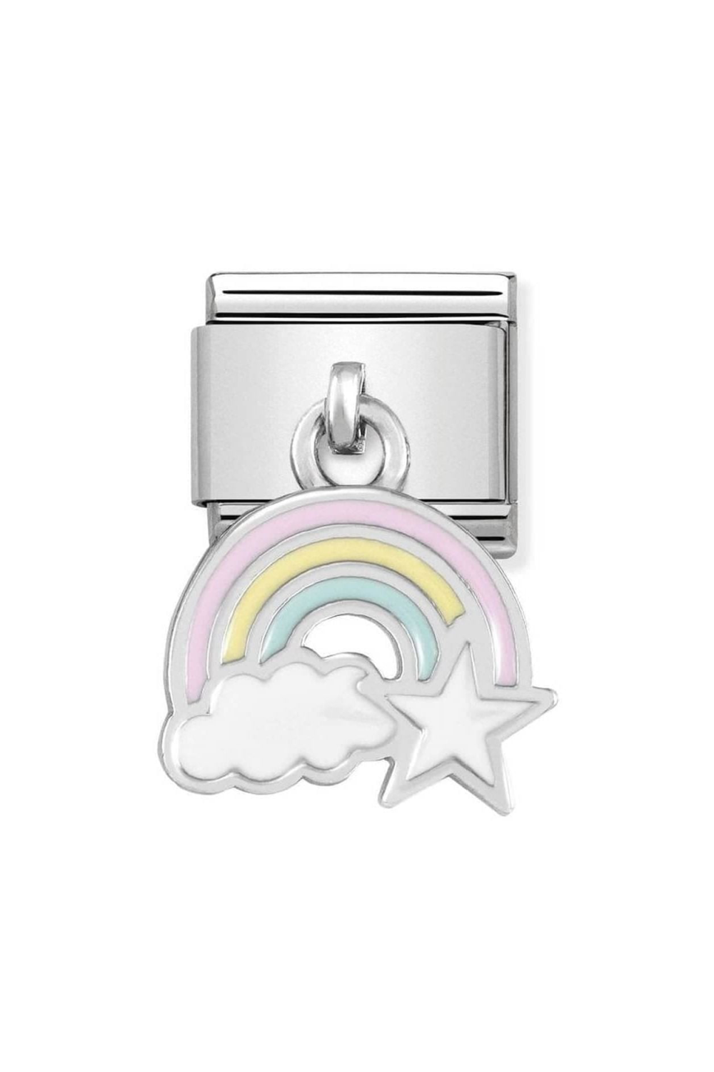 CHARMS 925 Sterling Silver and enamel Rainbow