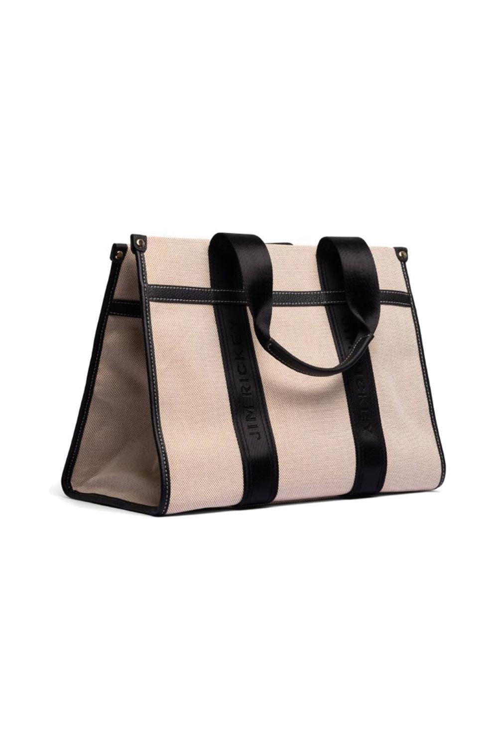 Cali Tote Fabric Offwhite Black