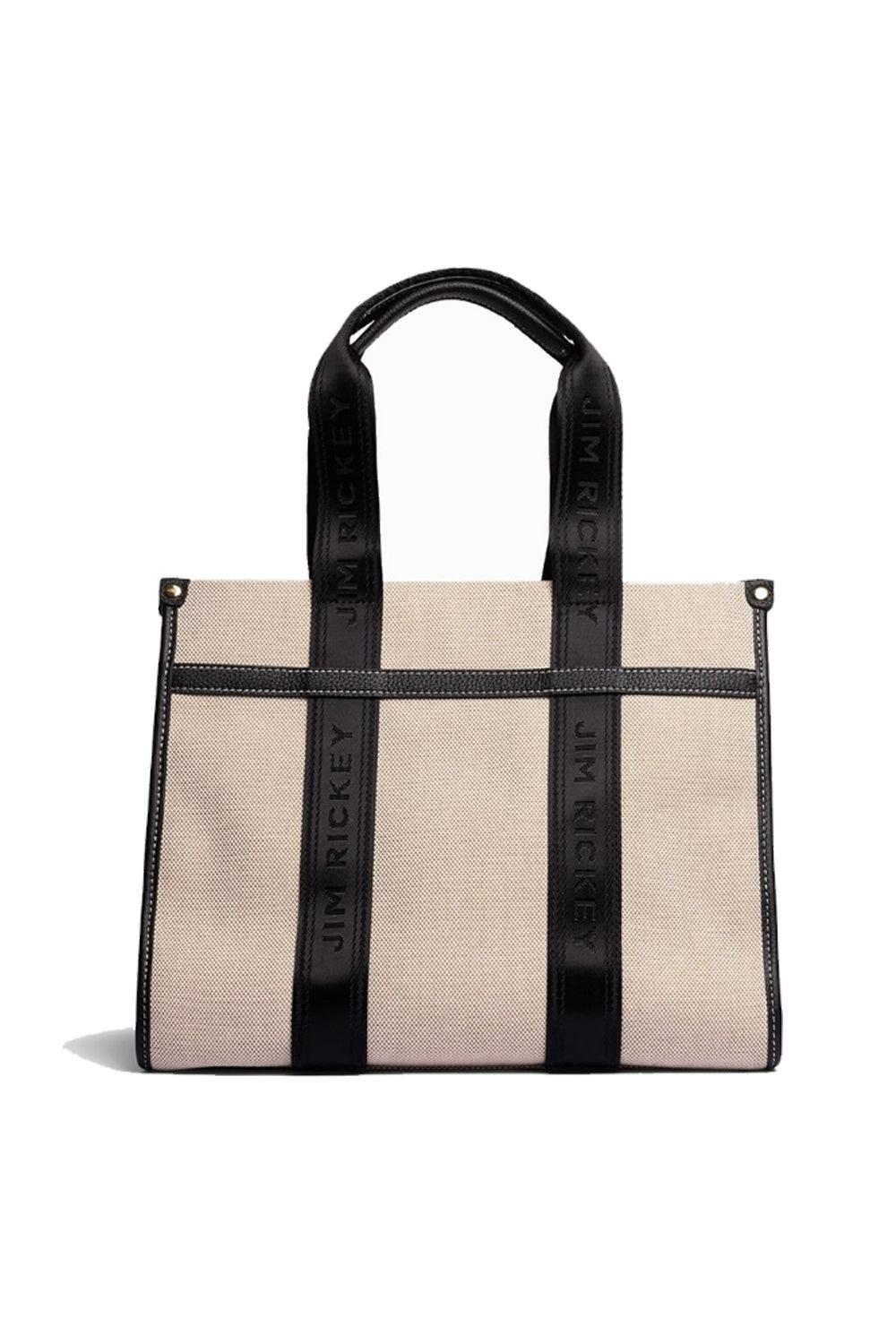 Cali Tote Fabric Offwhite Black