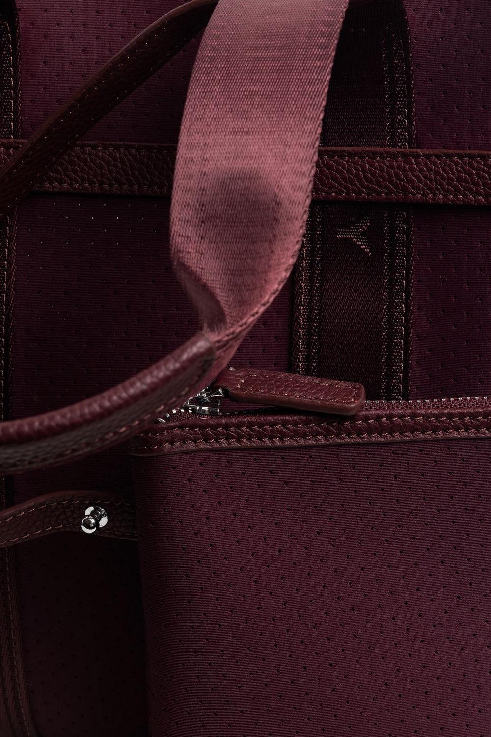 Cali Tote Neoprene Burgundy