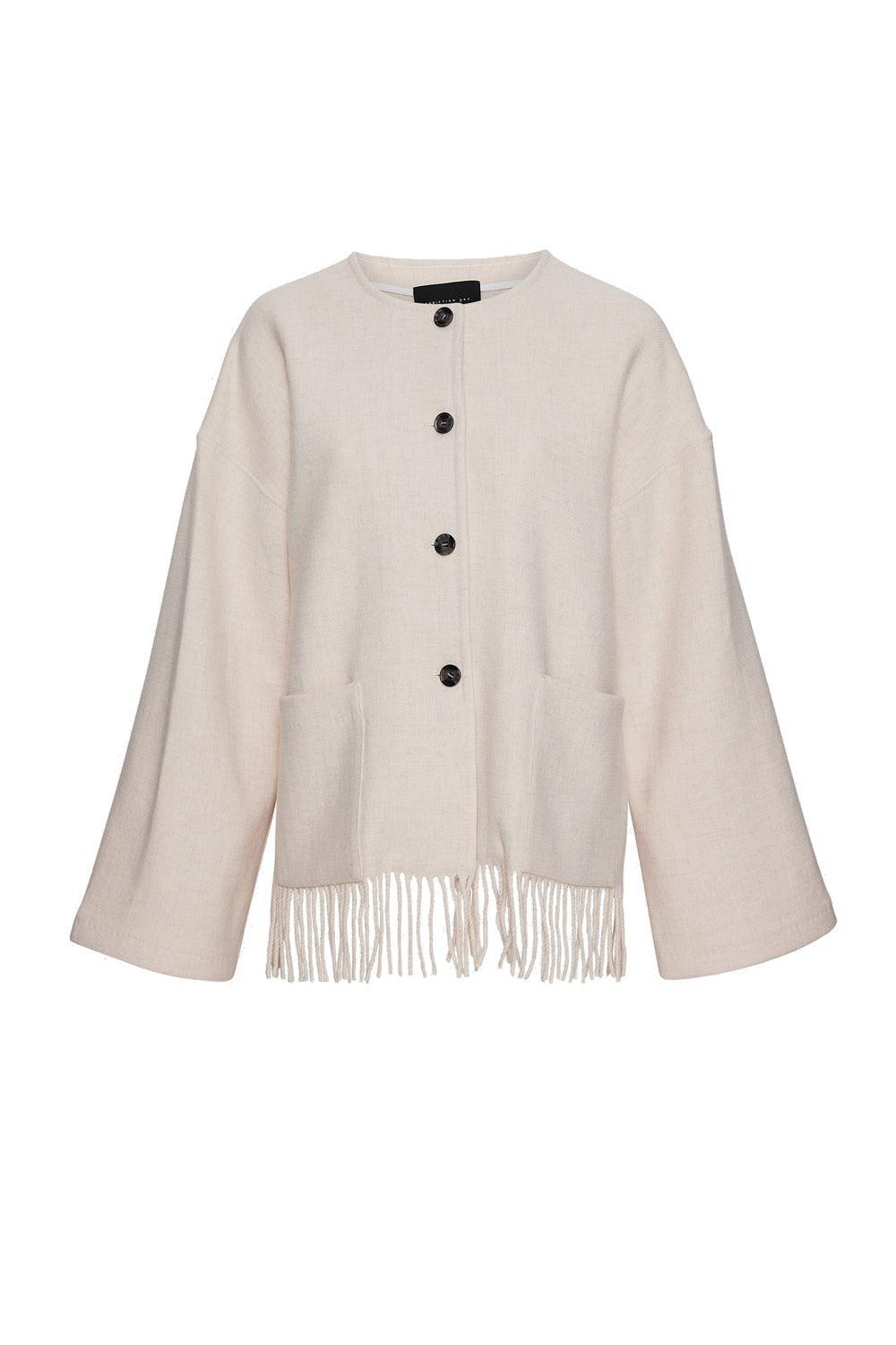 Carla Lambswool Jacket Cream