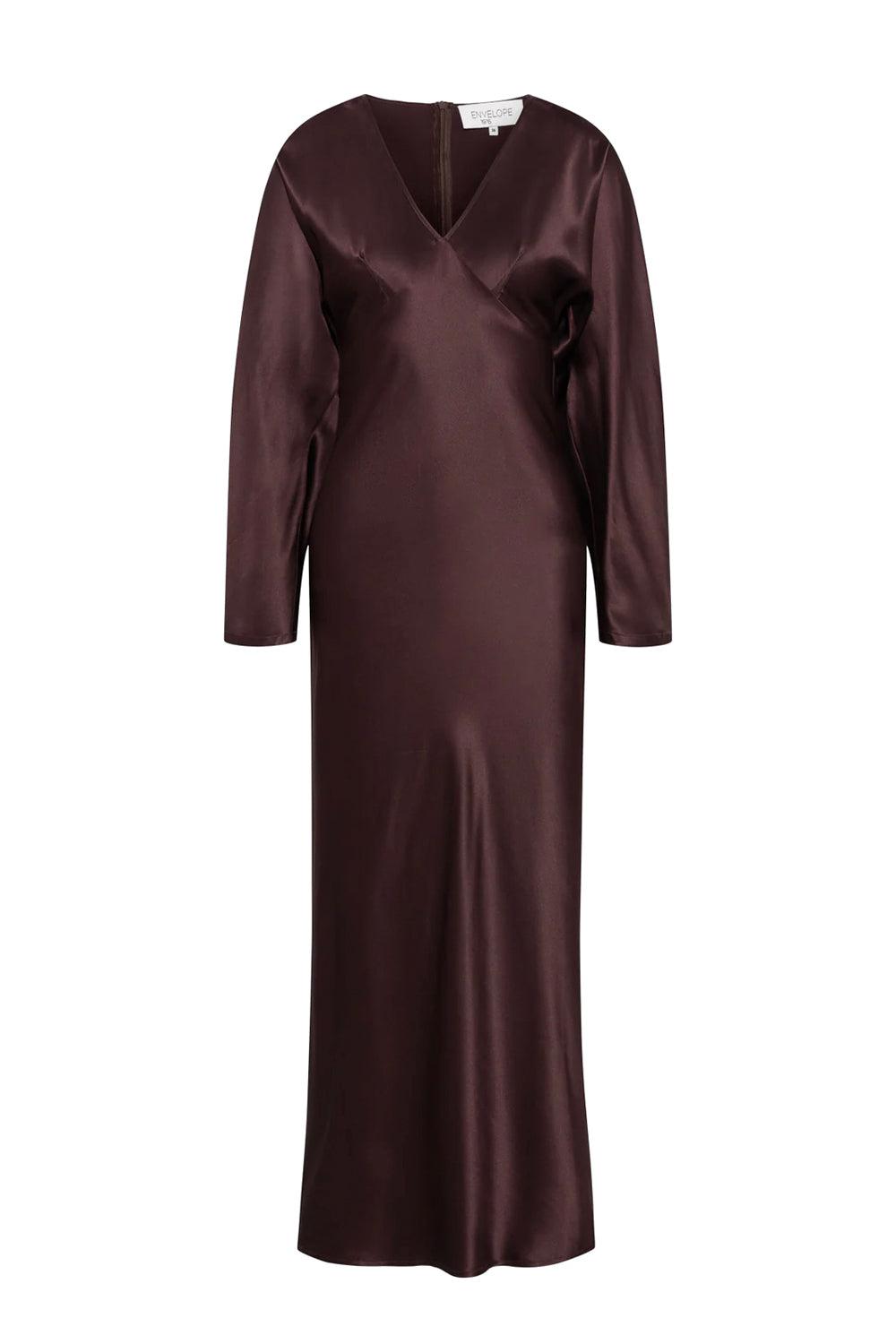 Carlo Dress Aubergine