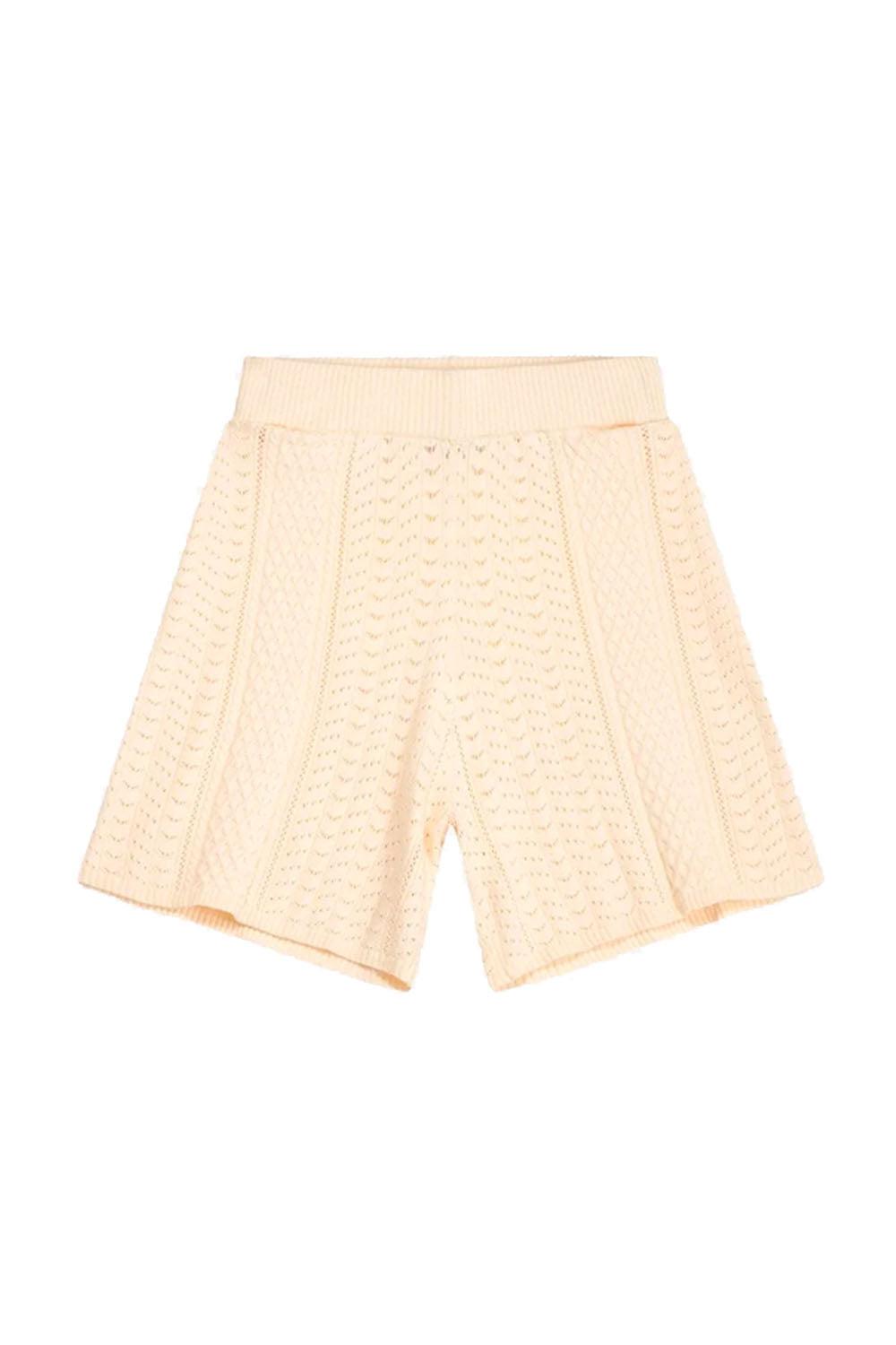 Casa Mix Knit Shorts Cream